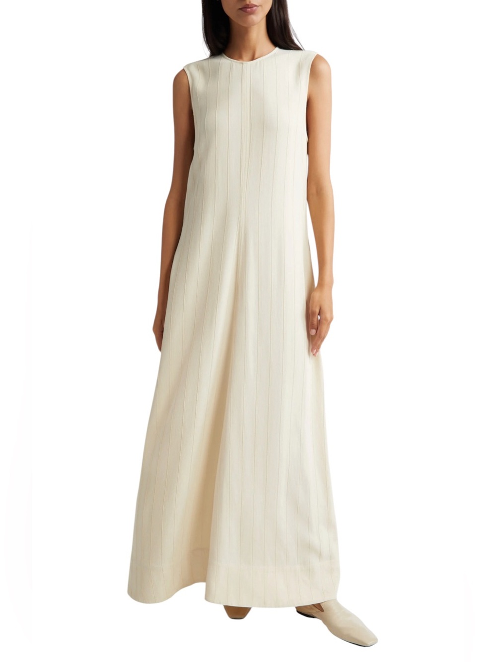 TOTEME Stripped Sleeveless A Line Dress